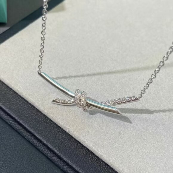 Tiffany & Co. Knot Pendant Necklace - Picture 3 of 4